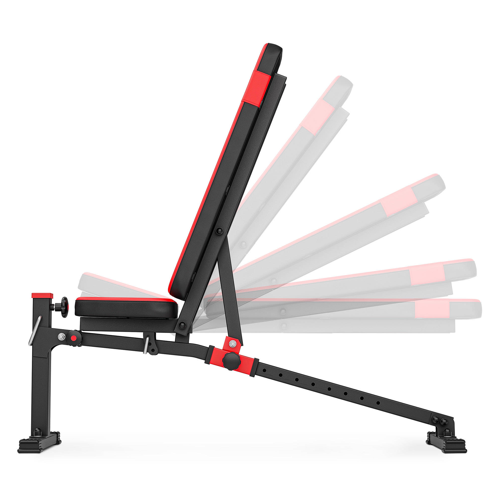 Banc de musculation réglable bilatéralement MS-L101 - Marbo Sport MS-L101, Équipement de force \ Bancs d'entraînement \ Les bancs Black Week 2023  Cyber Week 2023 Pour intermédiaire