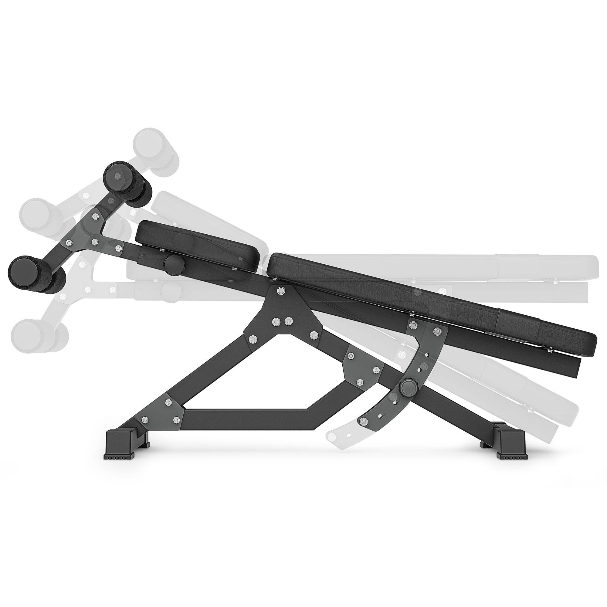 Banc de musculation réglable bilatéralement MS-L101 - Marbo Sport MS-L101, Équipement de force \ Bancs d'entraînement \ Les bancs Black Week 2023  Cyber Week 2023 Pour intermédiaire