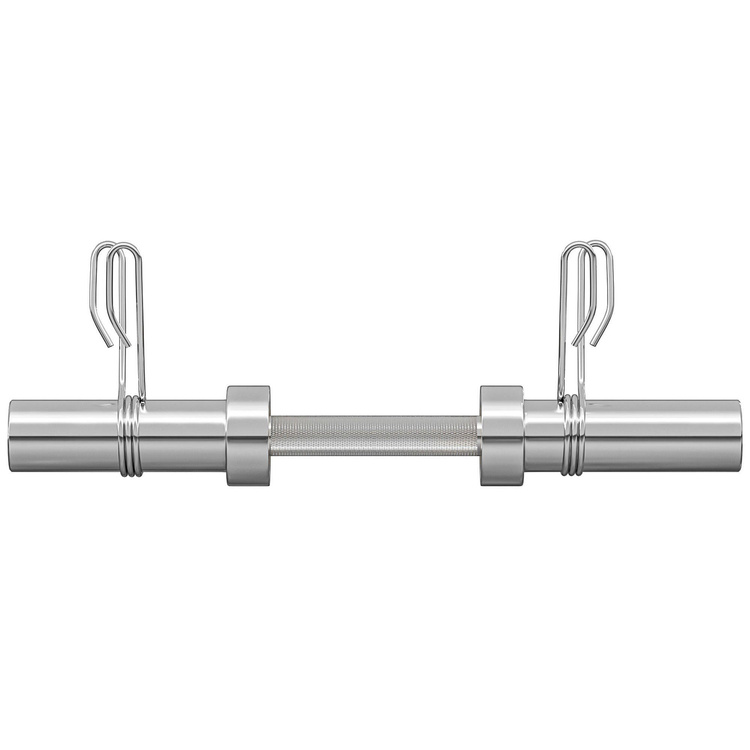 Barre Olympique Chromée Fitness Tech – 220cm, 20kg, Charge Max 230kg