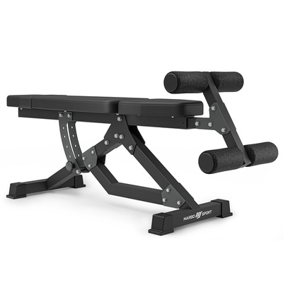 LINBOLUSA Banc de musculation pliable – Banc réglable pour un entraînement complet du corps, dossier entièrement droit, banc multifonction incliné – Version 2024 noir LINBOLUSA Banc de musculation pliable – Banc réglable pour un entraînement complet du corps, dossier entièrement droit, banc multifonction incliné – Version 2024 noir