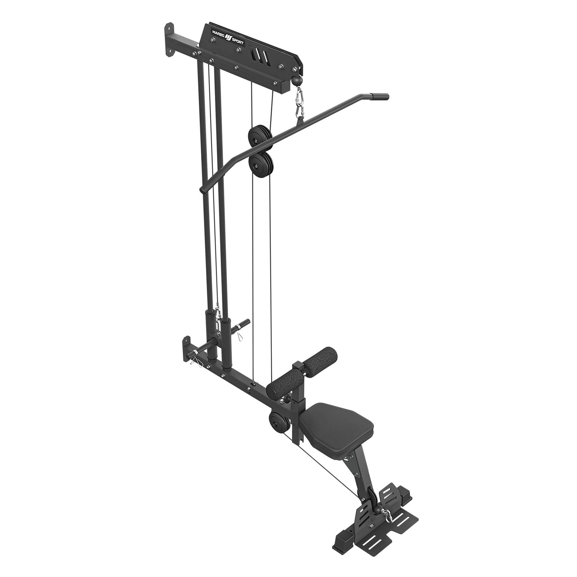 MS-W104 2.0 – Station de poulie murale pour un entraînement de force compact et performant