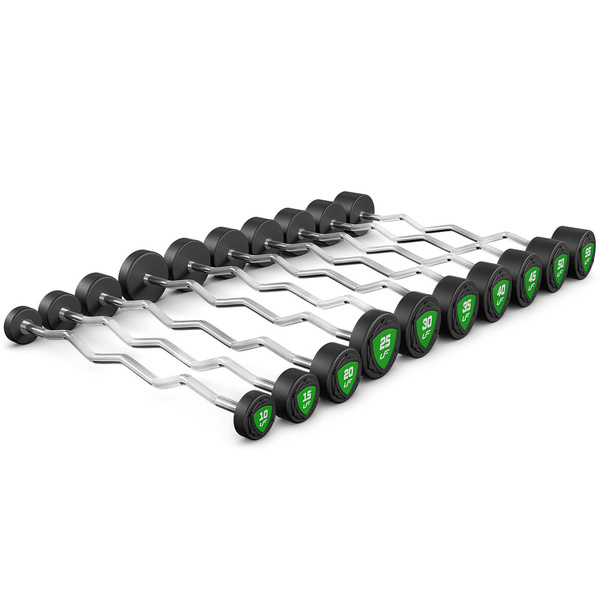 Ensemble de barres courbées en polyuréthane 10-55 kg (par incréments de 5 kg) 325 kg – UpForm