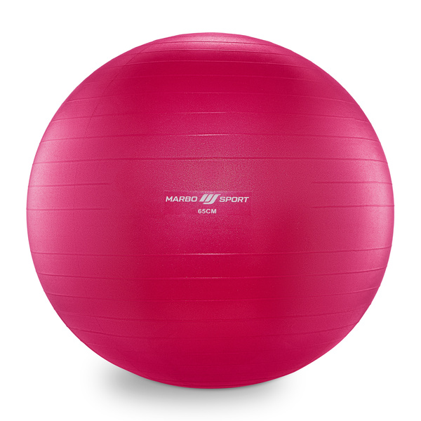Ballon de gymnastique 65 cm rose Marbo Sport