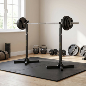 Support Barre Réglable pour Musculation 2 Pièces SG-10 - SmartGym Fitness Accessories