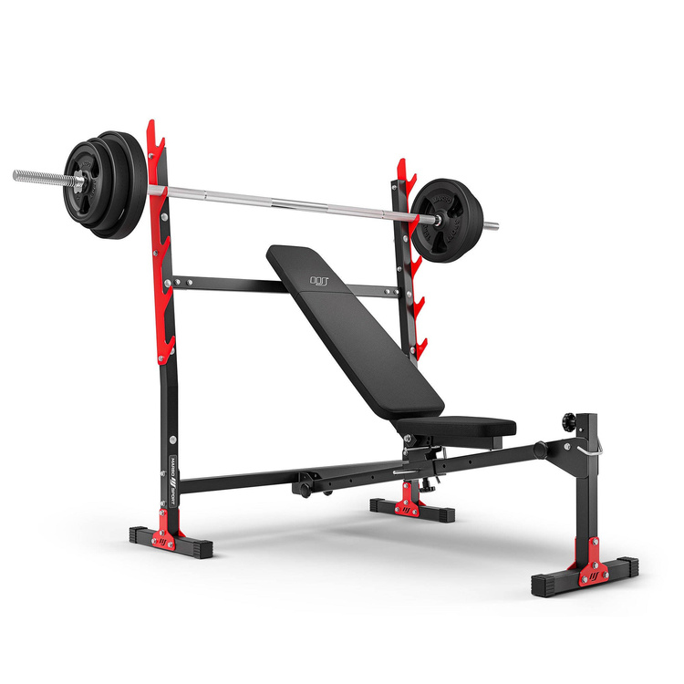Banc de Musculation Réglable avec Chandelles Intégrés MH-L107 2.0 - Marbo Sport
