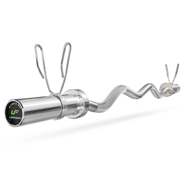Barre EZ Curl Olympique 120 cm UF-G120L-OLI-CH - UpForm