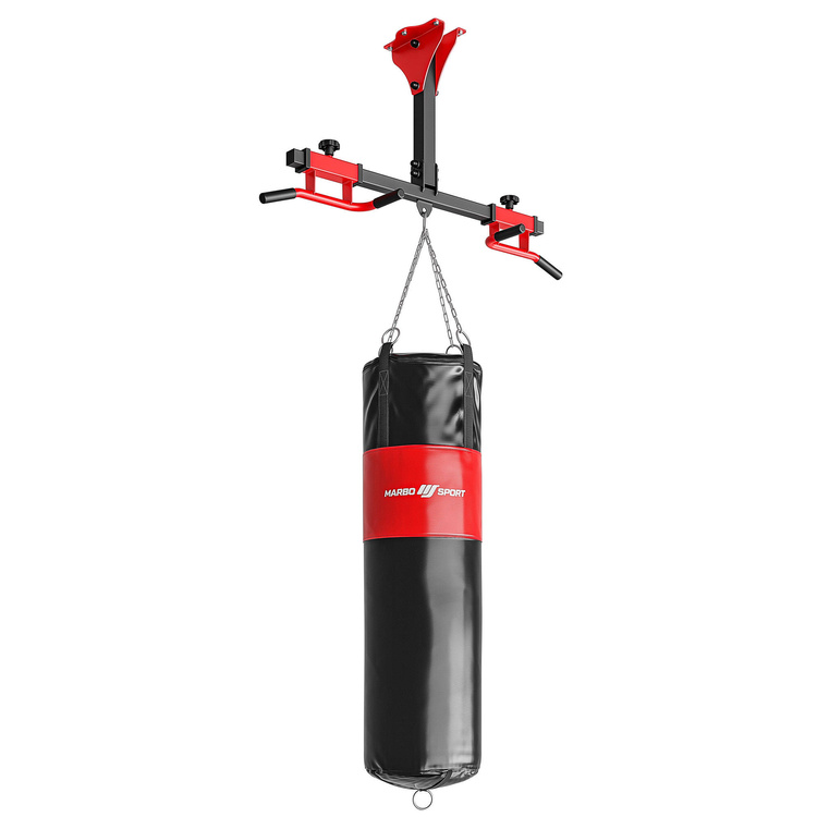 Barre de traction au mur et plafond réglable avec fixation pour sac de frappe MS-D202 - Marbo Sport