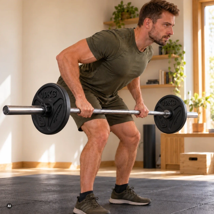 Poids en fonte olympique de 10kg MW-O10-OLI - Marbo Sport