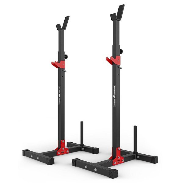 Support pour barre avec système de protection et barre repose-poids (2 pièces) MH-S202 - Marbo Sport