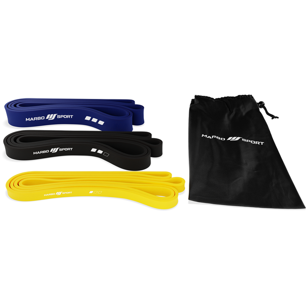 Jeu de 3 bandes de résistance 2080 mm - Marbo Sport
