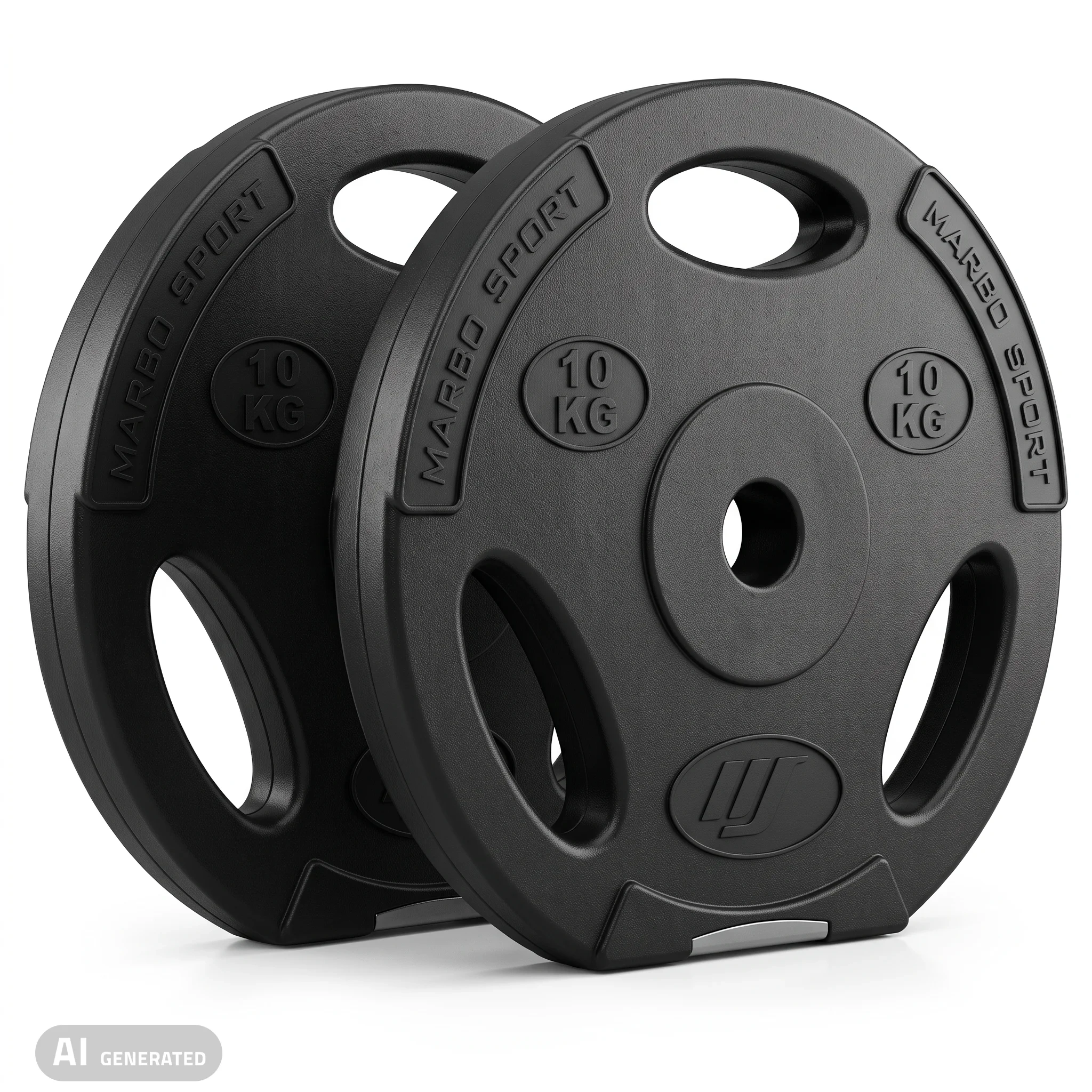 Set de disques de musculation composites 2 x 10 kg - Marbo Sport