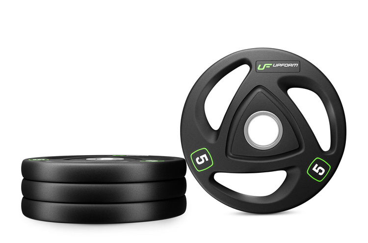Poids olympique avec revêtement de caoutchouc HQ 5 kg - UpForm