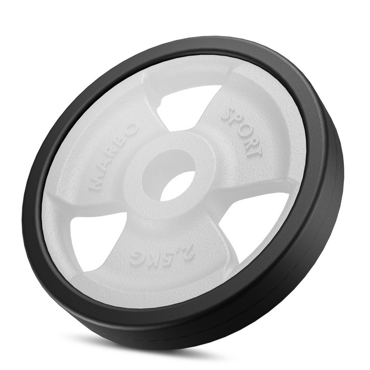 Revêtement en caoutchouc Tri-grip pour les plaques de poids 2,5 kg MW-GUMA2,5 - Marbo Sport