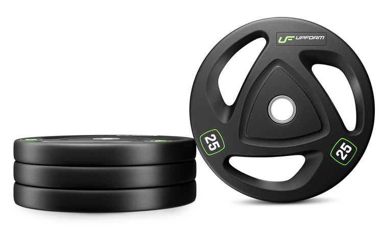 Poids olympique avec revêtement de caoutchouc HQ 25 kg - UpForm