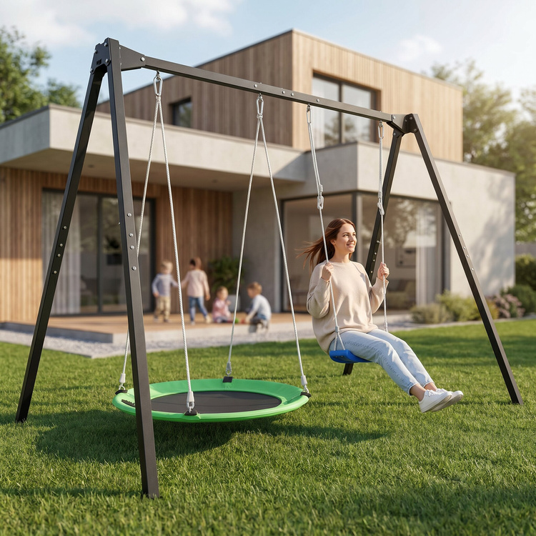 Portique Balançoire de Jardin Double MO-002 - Marbo Sport