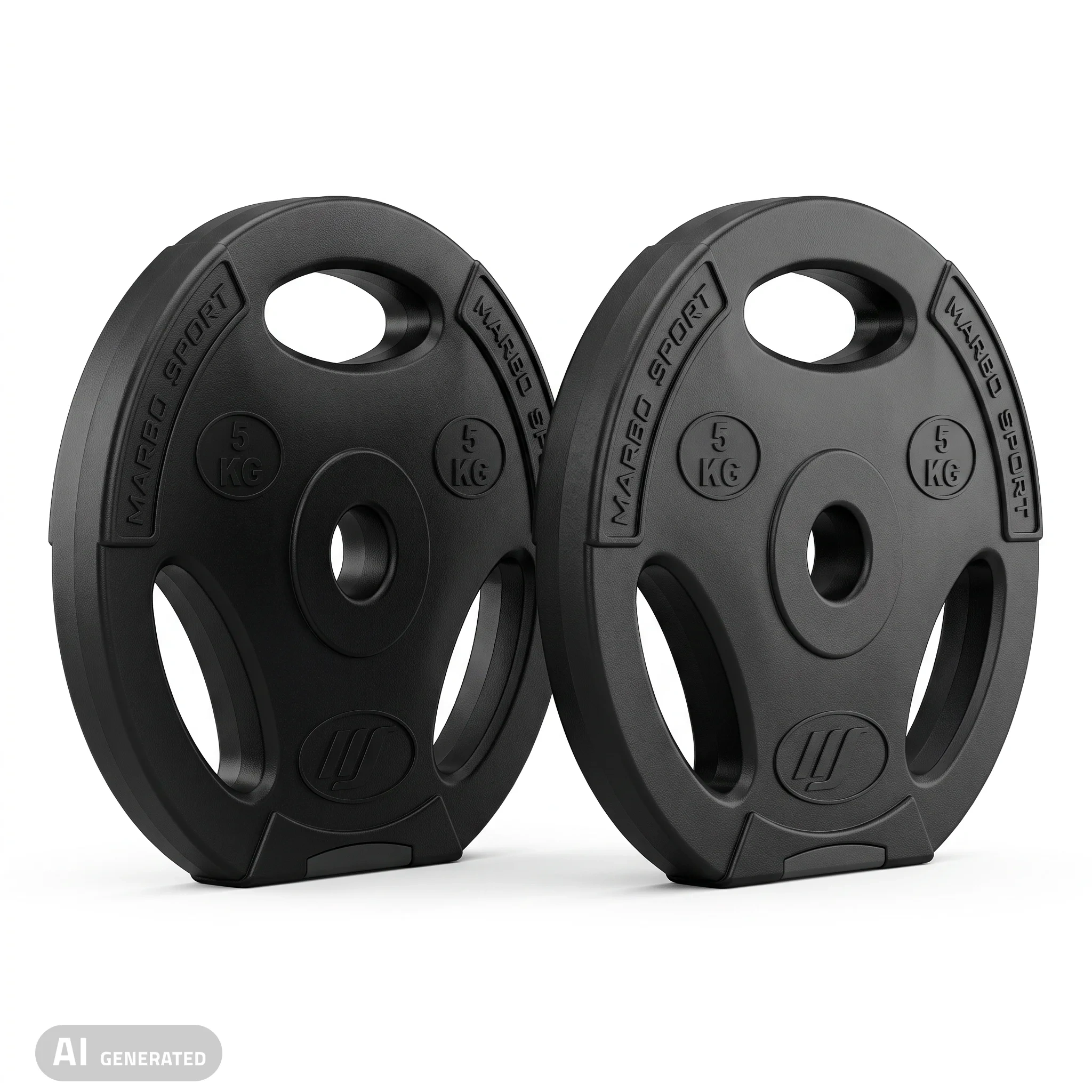 Set de disques de musculation composites 2 x 5 kg - Marbo Sport