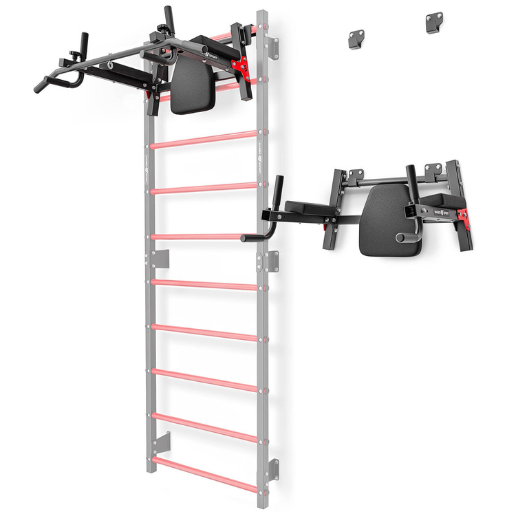 Barre de Traction et Espalier Mural 2 en 1 MH-U205 - Marbo Sport