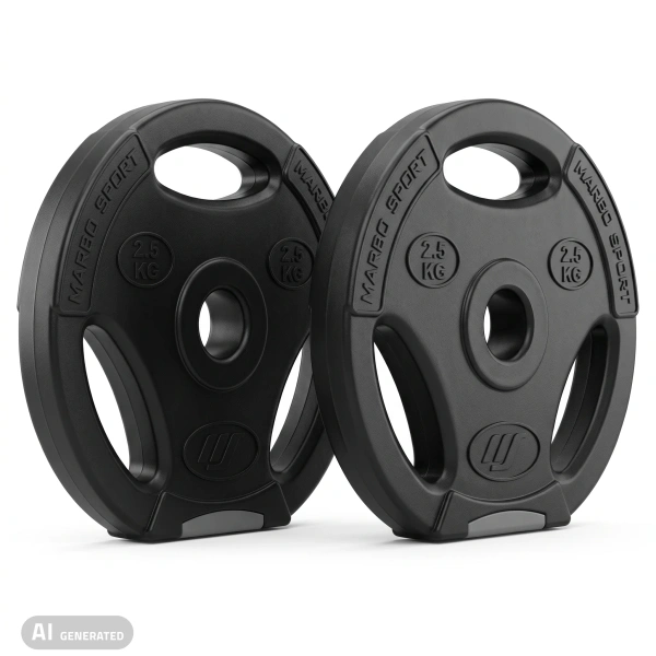 Set de disques de musculation composites 2 x 2,5 kg - Marbo Sport