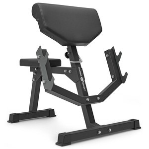 Set MS5_2.0_113KG_G | banc double face + supports réglables + Banc Scott avec support réglable + Kit de barres d'haltères renforcées et de disques caoutchoutés pour la musculation de 113 kg - Marbo Sport