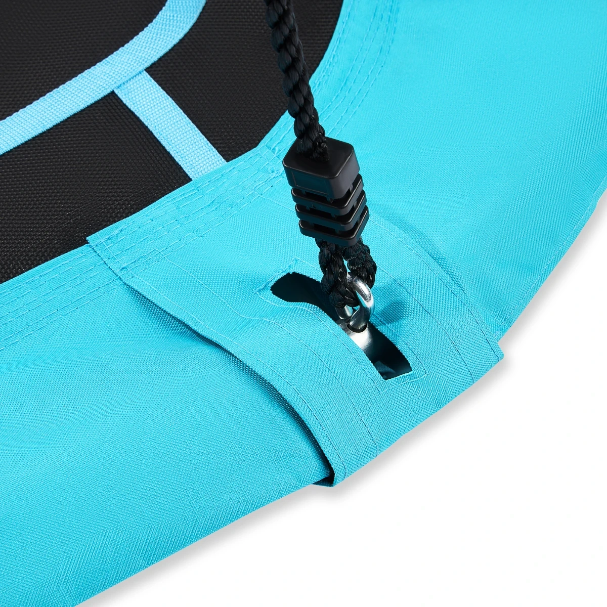 Balançoire nid d'oiseau ovale 167 x 71 cm turquoise - Marbo Sport