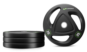 Poids olympique avec revêtement de caoutchouc HQ 25 kg - UpForm