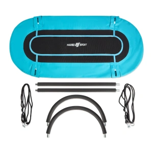 Balançoire nid d'oiseau ovale 167 x 71 cm turquoise - Marbo Sport