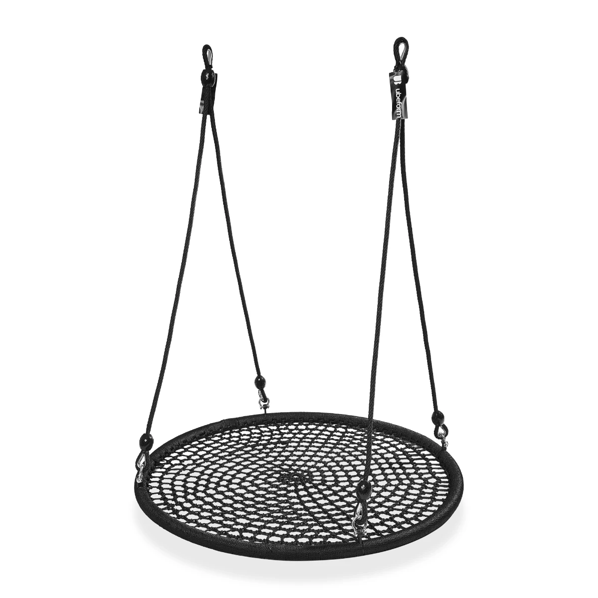 Balançoire nid d'oiseau 120 cm Deluxe noire - Ubeform