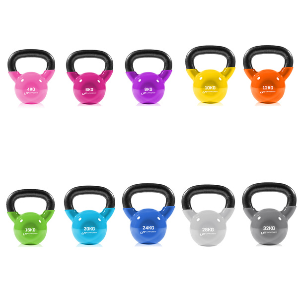 Kettlebell 32kg haltère en vinyle - UpForm