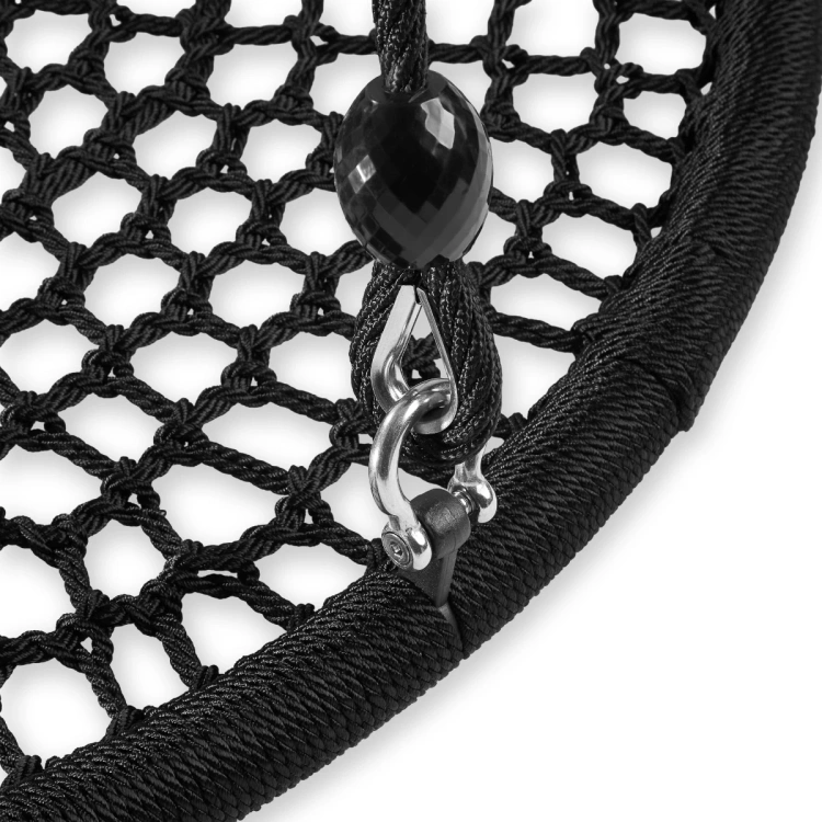 Balançoire nid d'oiseau 120 cm Deluxe noire - Ubeform