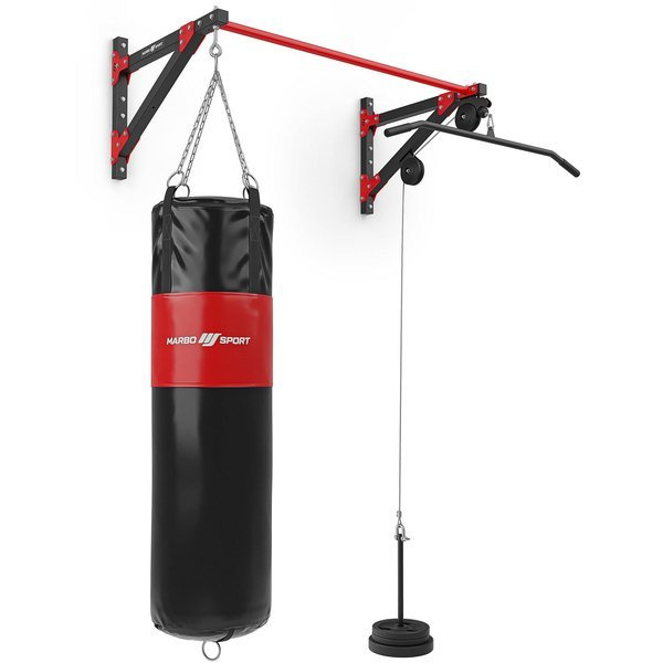Barre murale multifonctions avec barre de traction et support pour sac de frappe 3w1 MH-D204 - Marbo Sport