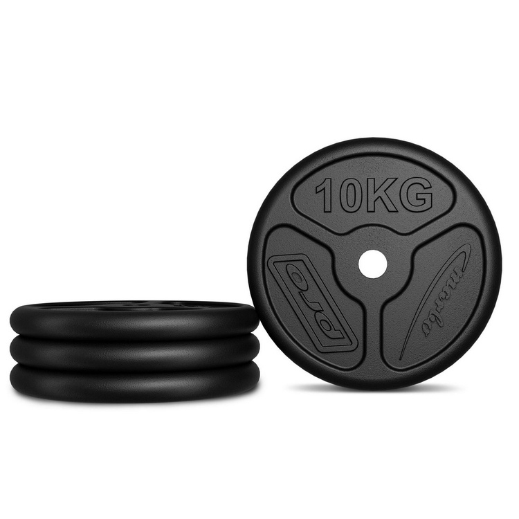 Poids en fonte de 10 kg SLIM MW-O10-slim - Marbo Sport