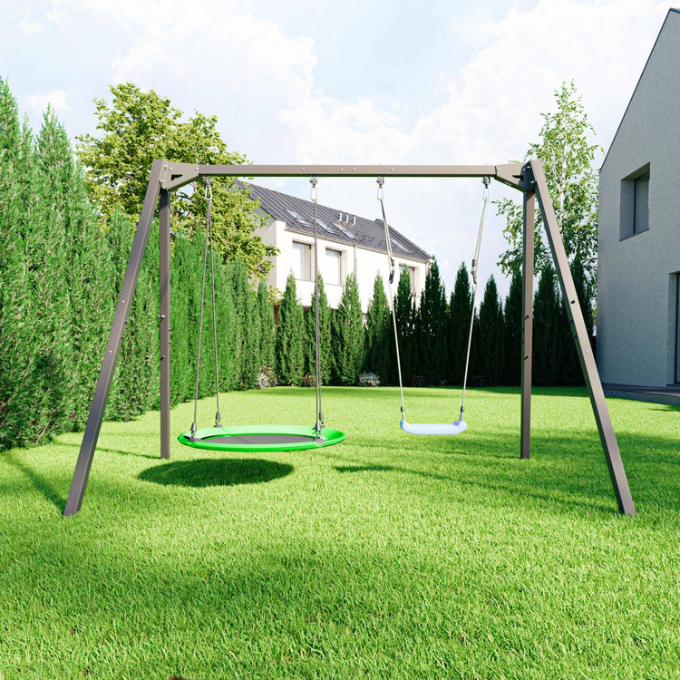 Balançoire double sur roulements (châssis 2 places) PREMIUM MO-013 - Marbo Sport