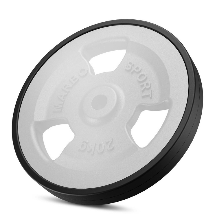 Revêtement en caoutchouc Tri-grip pour les plaques de poids 20kg MW-GUMA20 - Marbo Sport