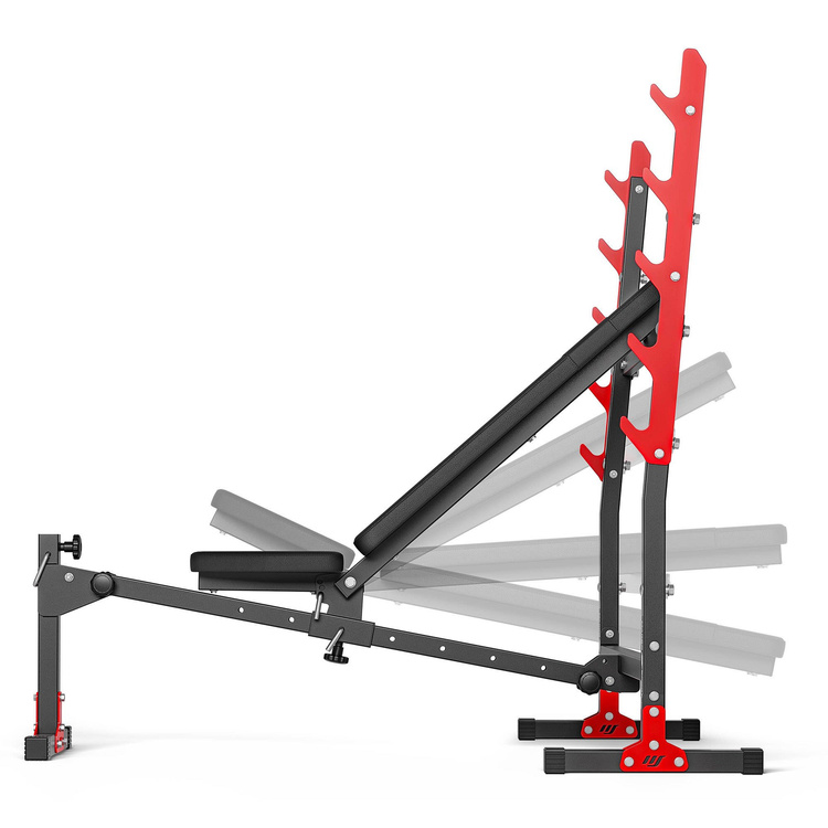 Banc de Musculation Réglable avec Chandelles Intégrés MH-L107 2.0 - Marbo Sport