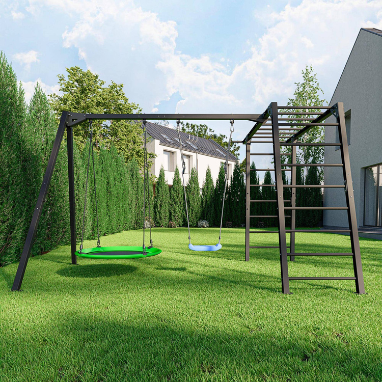 Pack Espalier Premium et Balançoire Double MO-016 + MO-018 - Marbo Sport