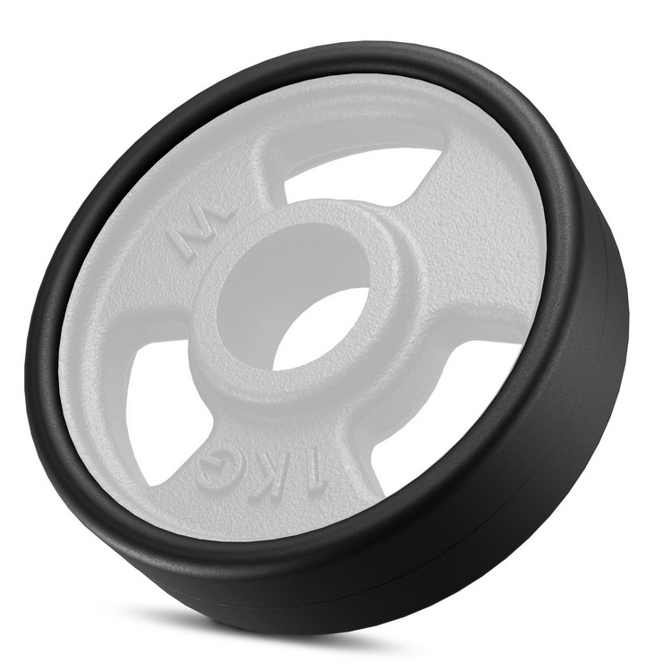 Revêtement en caoutchouc Tri-grip pour les plaques de poids 1 kg MW-GUMA1 - Marbo Sport