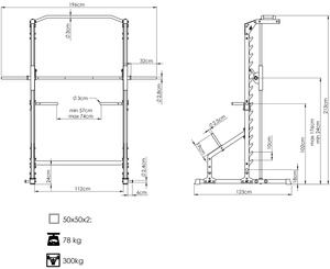 Machine Smith avec roulements linéaires MS-U117 2.0 - Marbo Sport