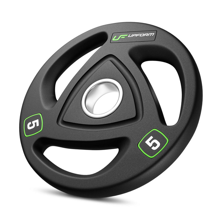 Poids olympique avec revêtement de caoutchouc HQ 5 kg - UpForm