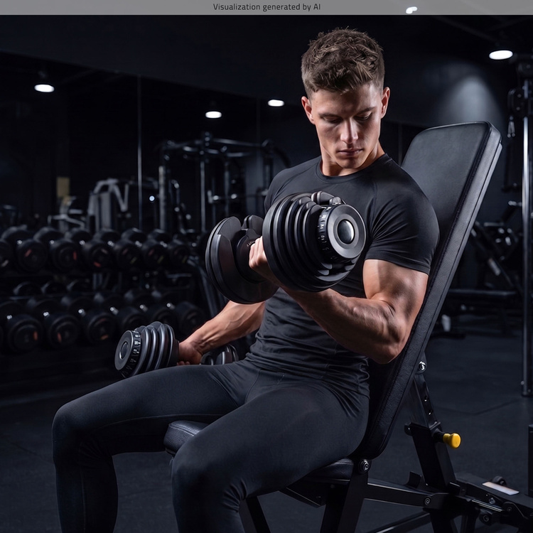 Haltère réglable 2,5 - 24 kg - UpForm