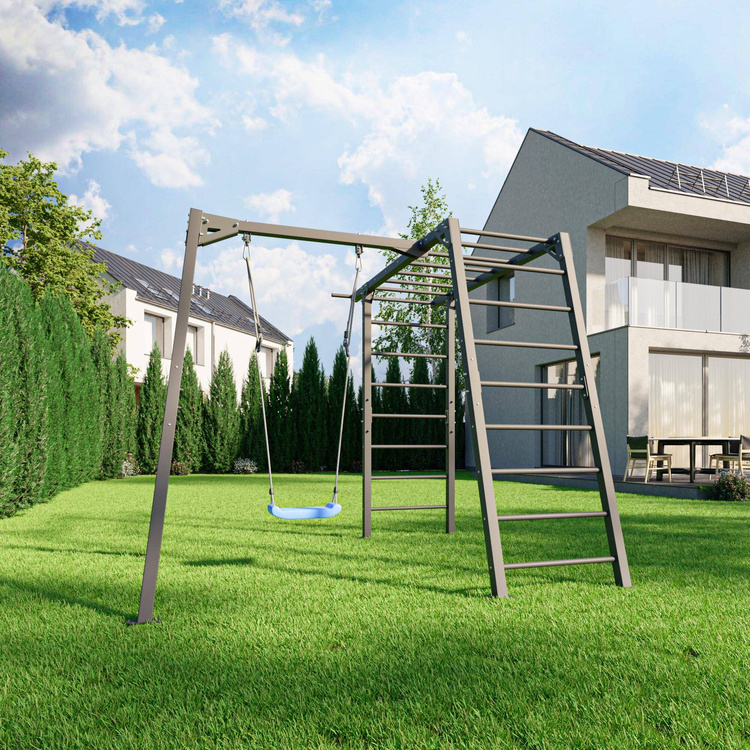 Espalier Gymnastique Premium avec Balançoire MO-016 + MO-017 - Marbo Sport