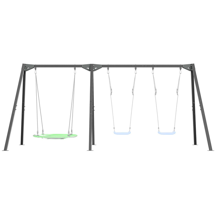 Portique Balançoire Triple Premium MO-014 - Marbo Sport