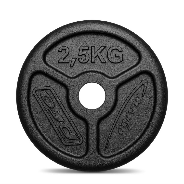 Poids en fonte de 2,5 kg SLIM MW-O2,5-slim - Marbo Sport