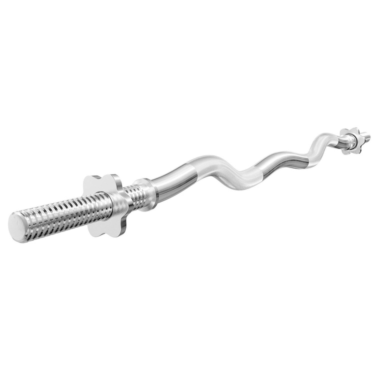 Kit de barres d'haltères renforcées et de disques caoutchoutés pour la musculation de 172 kg