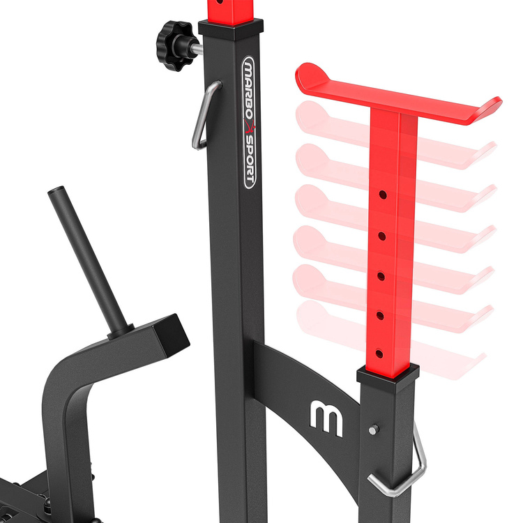 Supports Barres avec Sécurités pour Musculation MS-S104 - Marbo Sport