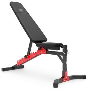 Ensemble MH19_111KG_KIER | Banc de musculation MH-L115 + Support pour barres MH-S201 + kit de barres d'haltères renforcées et de disques pour la musculation de 83 kg - Marbo Sport
