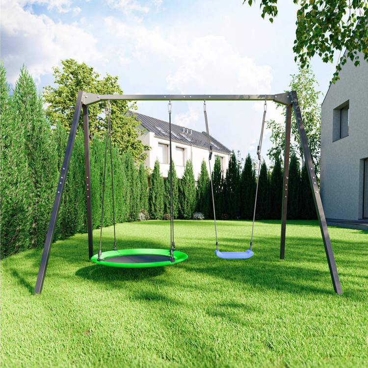 Balançoire de jardin 2 places (cadre) MO-002 - Marbo Sport