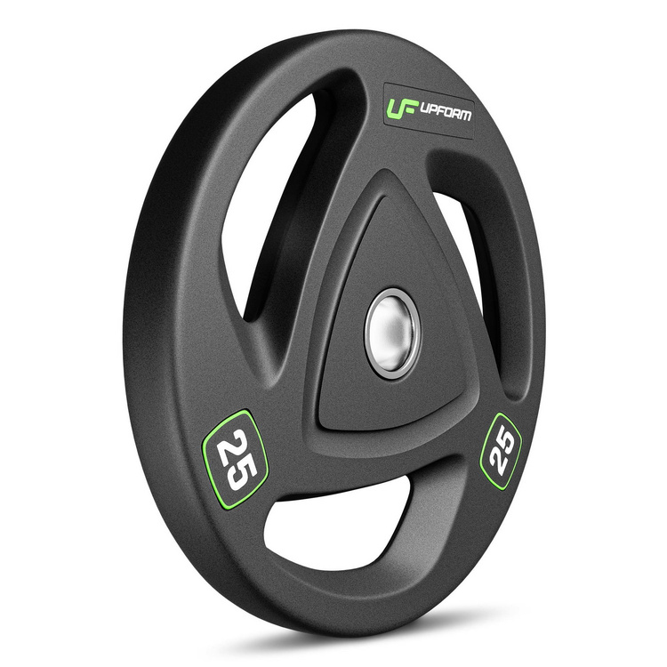 Poids olympique avec revêtement de caoutchouc HQ 25 kg - UpForm