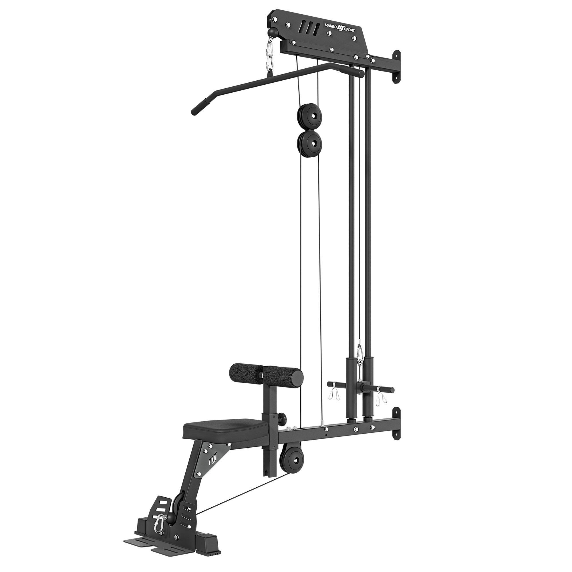 MS-W104 2.0 – Station de poulie murale pour un entraînement de force compact et performant
