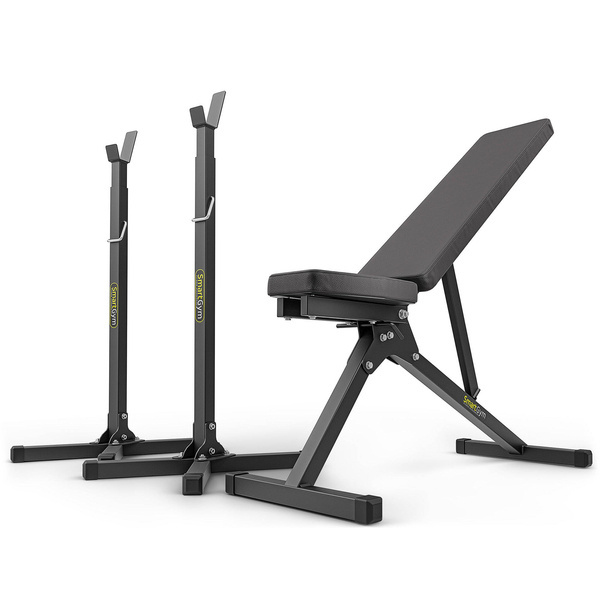 Ensemble SG1 | Banc d'exercice SG-11 +  support pour barre SG-10 - SmartGym Fitness Accessories