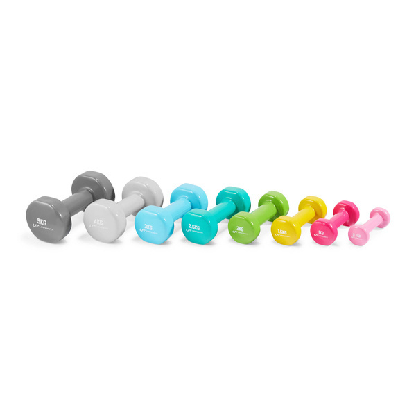 Ensemble d'haltères en vinyle (8 pièces) 19,5 kg - UpForm